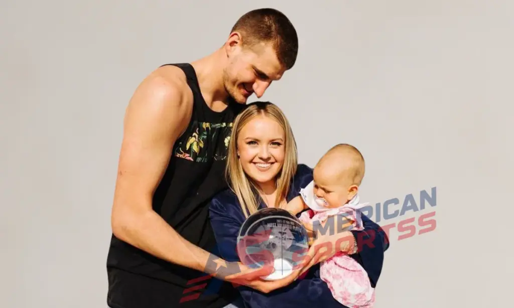 Nikola Jokic Wife With husband and Daughter